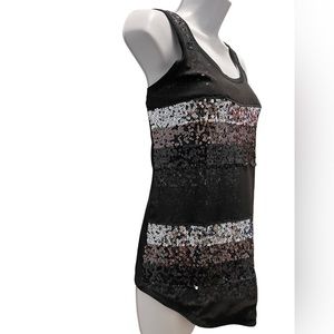 Express sequined tank top